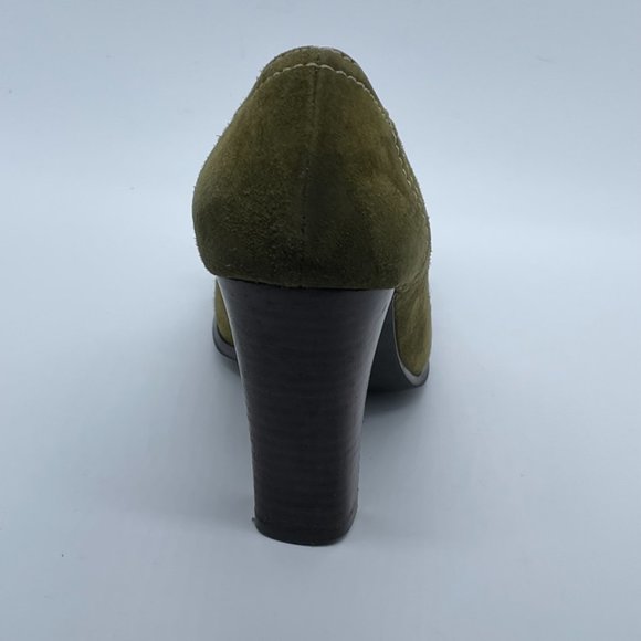 Anne Klein Sport Heels- Green Suede Heels size 6M - Picture 7 of 12